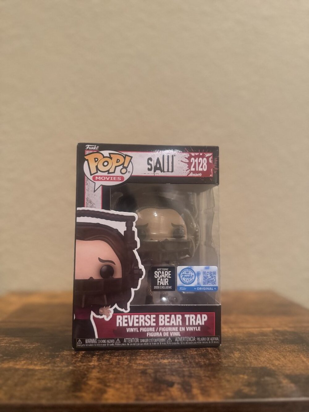 Funko Pop Saw Reverse Bear Trap #2128 Hot Topic Scare Fair 2026